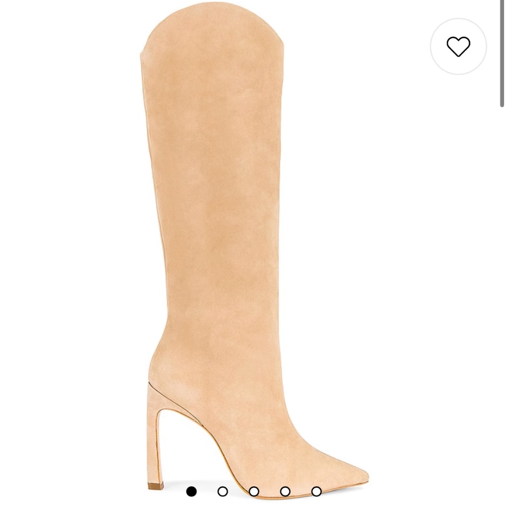 Schutz Maryana Boots Nude Size 8.5